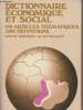 Dictionnaire économique et social - 100 articles thématiques 1200 définitions - Collection J. Brémond. Brémond Janine/Geledan Alain