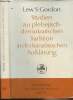 "Studien zur plebejisch-demokratischen Tradition in der franz&ouml;sischen Aufkl&auml;rung - ""Neue beitr&auml;ge zur literaturwissenschaft"" Band 32". Gordon Lew S.