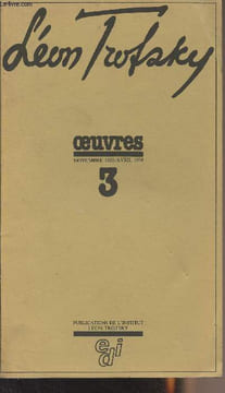 Oeuvres n°3 Nov. 1933/Avril 1934 - Avertissement, Marguerite Bonnet - Rercherche collective et collaboration internationale, l'équipe de présentation ...