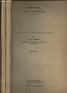 "L'Afrique méditerranéenne - En 3 fascicule - ""Université de Paris, Institut d'études politiques"" 1946-1947"