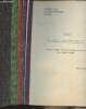 Cours de droit administratif - En 8 fascicules (7 vols.) - Licence 2ème année, UER d'études juridiques de Sceaux, Université de Paris-Sud - 1970-1971. ...