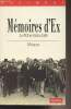 "Mémoires d'Ex, Le PCF de 1920 à 1989 - Textes rassemblés par Agnès Gaudu - Collection ""Documents et essais""". Mosco