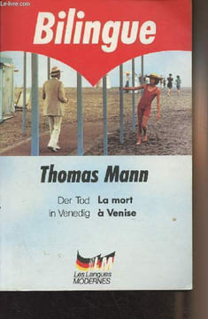 "La mort à Venise - Der tod in Venedig - Bilingue ""Les langues modernes"" n°8714 - LP 10". Mann Thomas
