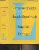 Langenscheidts Handwörterbuch Englisch - Teil 1 : Englisch-Deutsch. Messinger Heinz/Rüdenberg Werner