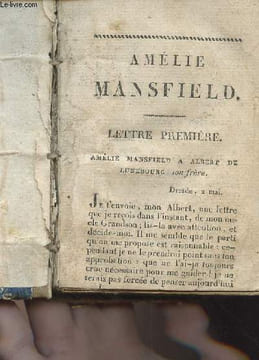 Amélie Mansfield - 1er volume. Cottin
