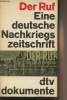 "Der Ruf - Eine deutsche Nachkriegszeitschrift - ""Dokumente"" n°39". Schwab-Felisch