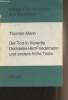 "Erläuterungen zu Thomas Mann - Det Tod in Venedig Der kleine Herr Friedemann und andere frühe Texte - ""Königs Erläuterungen und Materialien"" Band ...