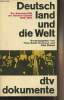 "Deutschland und die Welt - Zur Aussenpolitik der Bundersrepublik 1949-1963 - ""DTV Dokumente"" n°174/75". Jacobsen Hans-Adolf/Stenzl Otto