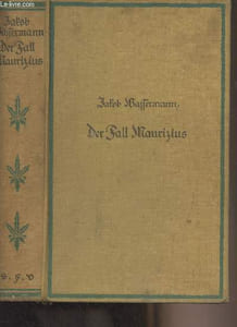 "Der Fall Maurizius - ""Gesammelte werke"""