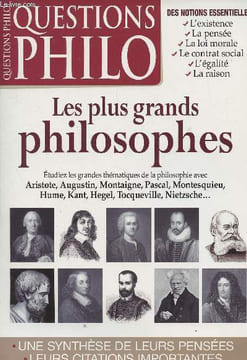 Question philo - Vol. 4 - Avril, mai, juin 2021 : Les plus grands philosophes - Etudiez les grandes thématiques de la philosophie avec Aristote, ...