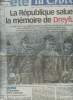 "La Croix n°37493 - Mercredi 12 juillet 2006 - La République salue la mémoire de Dreyfus - L'honneur d'un capitaine par Guillaume Goubert - Grimpant ...