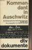 "Kommandant in Auschwitz, autobiographische Aufzeichnungen - ""Dokumente"" 114". H&ouml;ss Rudolf