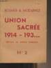 Union sacrée 1914-193... - Spartacus N°2 Novembre 1936. Rosmer & Modiano