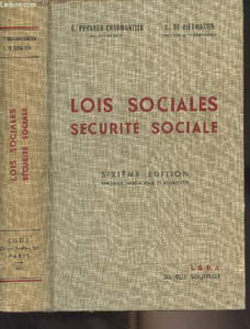 Lois sociales sécurité sociale (6e édition)