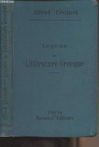 Leçons de littérature grecque (12e édition)