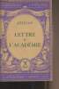 "Lettre à l'académie - ""Classiques Larousse""". Fénelon