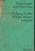 "Erläuterungen und Dokumente : Johann Wolfgang Goethe, Wilhelm Meisters Lehrjahre - ""Universal-Bibliothek""". Collectif