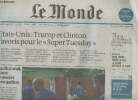 "Le Monde n°22122 72e année - Mardi 1er Mars 2016 - Etats-Unis : Trump et Clinton favoris pour le ""Super Tuesday"" - Au Burundi, dans le secret des ...