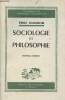 "Sociologie et philosophie - Nouvelle édition - ""Bibliothèque de Philosophie contemporaine""". Durkheim Emile