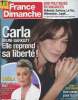 France Dimanche N°3648, 29 juillet au 4 août 2016 - Carla Bruni-Sarkozy, elle reprend sa liberté ! - Sheila : un terrible AVC ! au chevet de son mari, ...