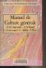 "Manuel de culture générale - Collection ""Droit & Sciences humaines""". Chalvidan/De Bandt/Estievenart/Millon/Weiss