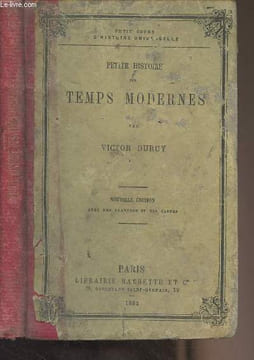 "Petite histoire des temps modernes (1453-1789) - ""Petit cours d'histoire universelle""". Duruy Victor