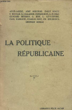 La politique républicaine. Collectif