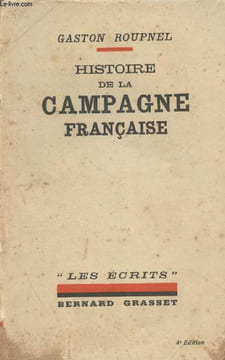 "Histoire de la campagne française - ""Les écrits"" n°6". Roupnel Gaston