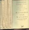 "Enquête sur la nature et les causes de la richesse des nations - 4 volumes - Livres I-II - Livres III-IV - Livre V - Tables, lexiques et index - ...