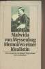 "Memoiren einer Idealistin - ""Insel taschenbuch"" n°824". Von Meysenburg Malwida