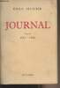 Journal - Tome 2 : 1861-1869. Ollivier Emile