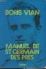 Manuel de St Germain des Prés. Vian Boris