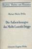 "Die Aufzeichnungen des Malte Laurids Brigge - ""Deutsche Kultur und Literatur""". Rilke Rainer Maria