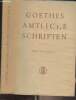 Amtliche Schriften - Dritter Band (Erläuterungen zu den schriften der jahre 1788-1819). Goethe