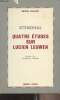 Stendhal - Quatre études sur Lucien Leuwen (Le jeu, l'or, l'orviétan, l'absolu). Crouzet Michel
