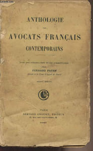 Anthologie des avocats français contemporains (6e édition)