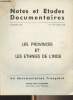 Notes et Etudes documentaires n°3714-3715-3716 - 7 sept. 1970 - Les provinces et les ethnies de l'Inde - Introduction - Quelques définitions - Les ...