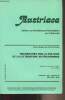 Austriaca, cahiers universitaires d'information sur l'Autriche - Décembre 1991 n°33 - Recherches sur la culture et la littérature autrichiennes - ...