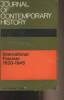 Journal of Contemporary History - Vol. 1 Number 1 1966 - International fascism 1920-1945 - Editorial Note - The Study of Contemporary History par ...