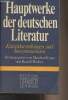 Hauptwerke der deutschen Literatur - Darstellungen und Interpretationen. Kluge Manfred/Radler Rudolf