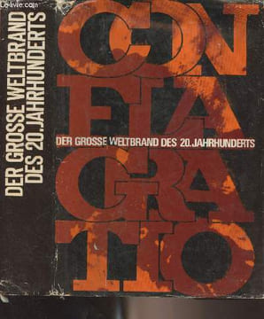"Der grosse Weltbrand des 20. Jahrhunderts der zweite Weltkrieg - Die Arbeit wurde mit der Prämie ""Stefan Gheorghiu"" 1971 der Akademie der ...