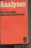 "Die Reform des Deutschen Bundestages - ""Analysen"" n°9". Hereth Michael