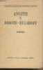 Poésies - Collection Bilingue des classiques allemands. Droste-Hülshoff Annette V.