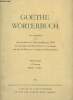 Goethe wörterbuch - Zweiter Band - 8. Lieferung brillant - Corylus. Collectif