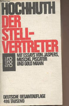 Der Stellvertreter (Ein christliches Trauerspiel). Hochhuth Rolf