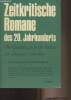 Zeitkritische Romane des 20. Jahrhunderts - Die gesellschaft in der Kritik der deutschen Literatur. Wagener Hans