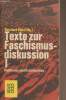 Positionen und Kontroversen - Texte zur faschismusdiskussion 1. Kühnl Reinhard