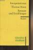 "Thomas Mann, Romane und Erzählungen - ""Literaturstudium/Interpretationen""". Hansen Volkmar