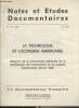 Notes et Etudes documentaires n°3573 - 18 mars 1969 - La technologie et l'économie américaine (Rapport de la commission nationale de la technologie, ...