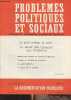 "Problèmes politiques et sociaux - n°292 - 3 septembre 1976 - Un grand problème de société : Le débat sur l'égalité aux Etats-Unis - De la légitimité ...